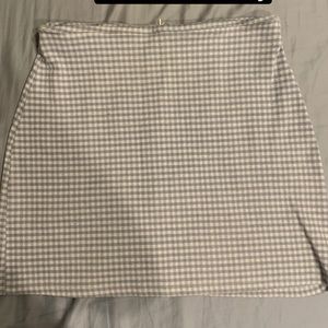 LA Hearts blue and white skirt